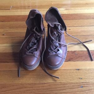 Pierre Hardy lace up leather boots